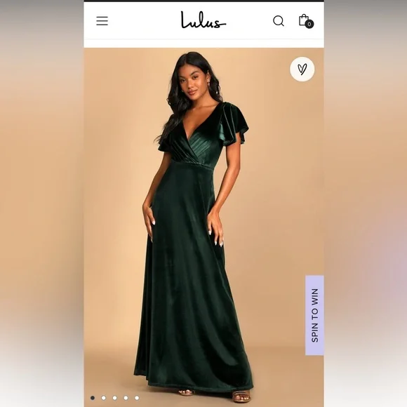 Lulus | Dresses | Emerald Green Lulus Dress Worn Once As A Bridesmaids Dress  | Poshmark